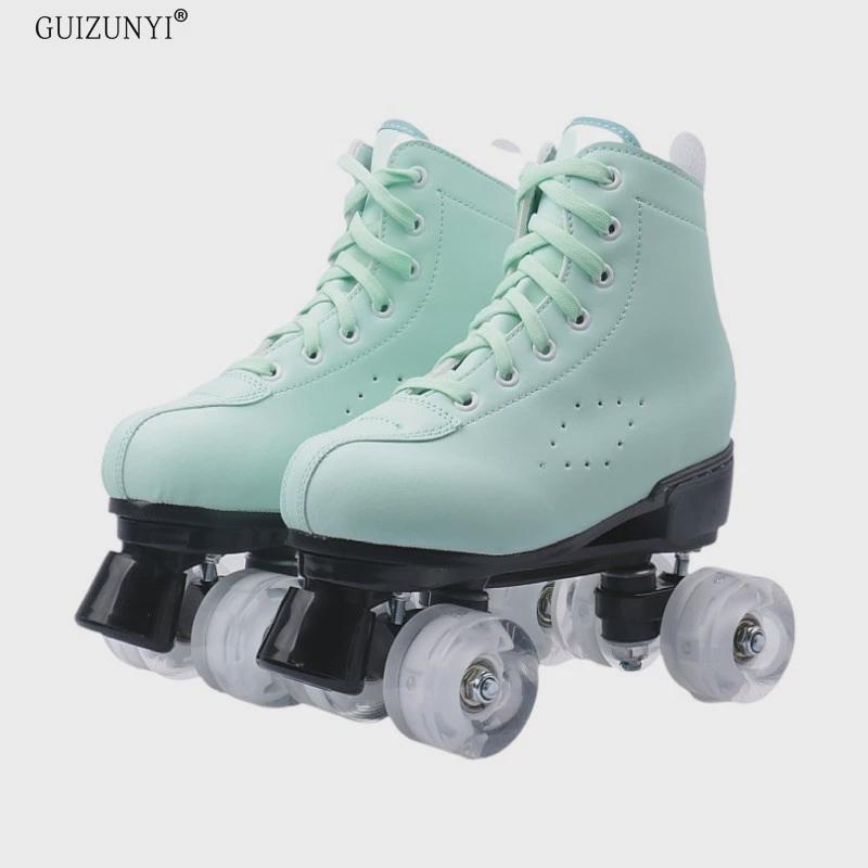 Green leather + white wheel + bag delivery
